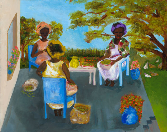 Shelling Peas - Maria de Rojas