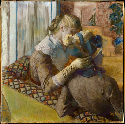 At the Milliner's - Edgar Degas
