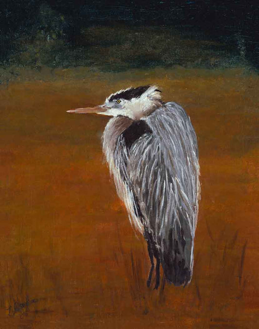 Blue Heron - Leslie Gayle