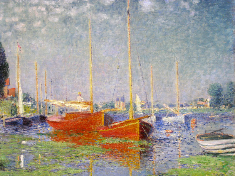 Red Boats at Argenteuil - Claude Monet