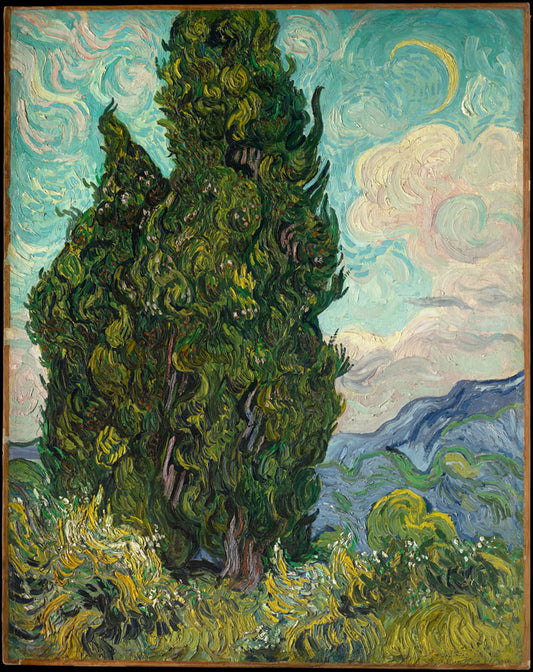 Cypresses - Vincent Van Gogh