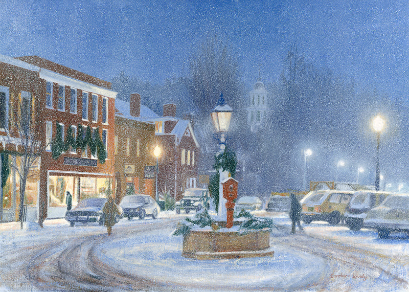 Snow, winter, Woodstock, NY