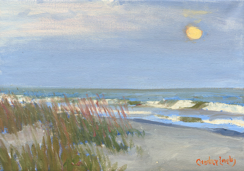 Folly Field Moonrise