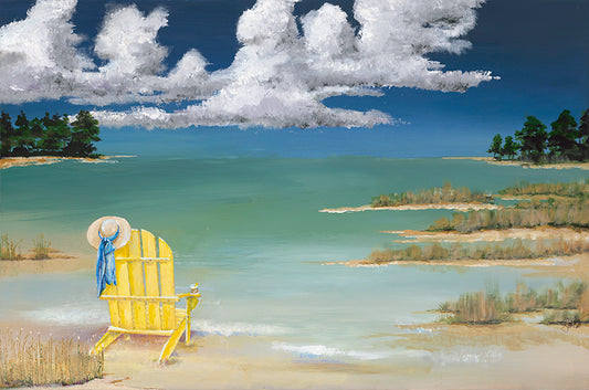 Lowcountry, Hilton Head, Yellow chair, peaceful, relaxing
