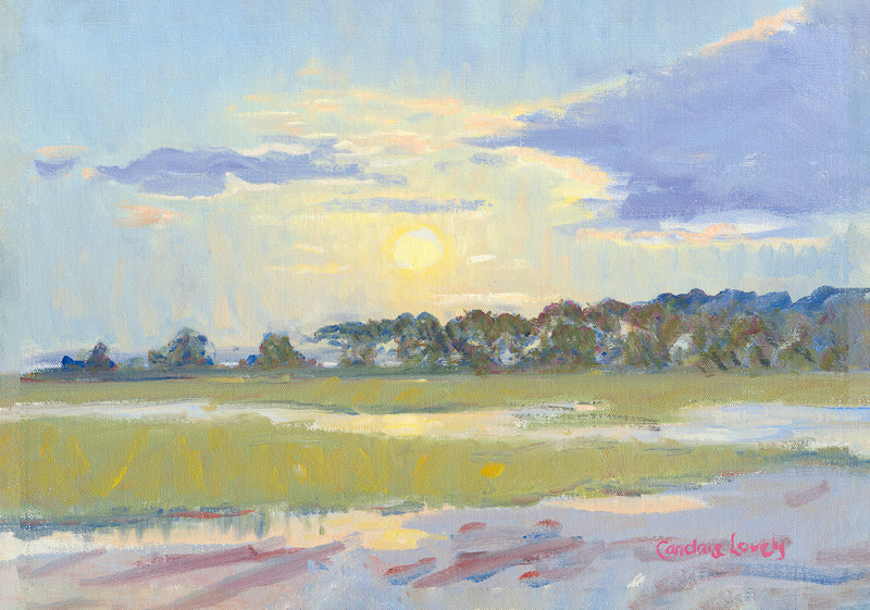 Pine Island Yellow Sunset
