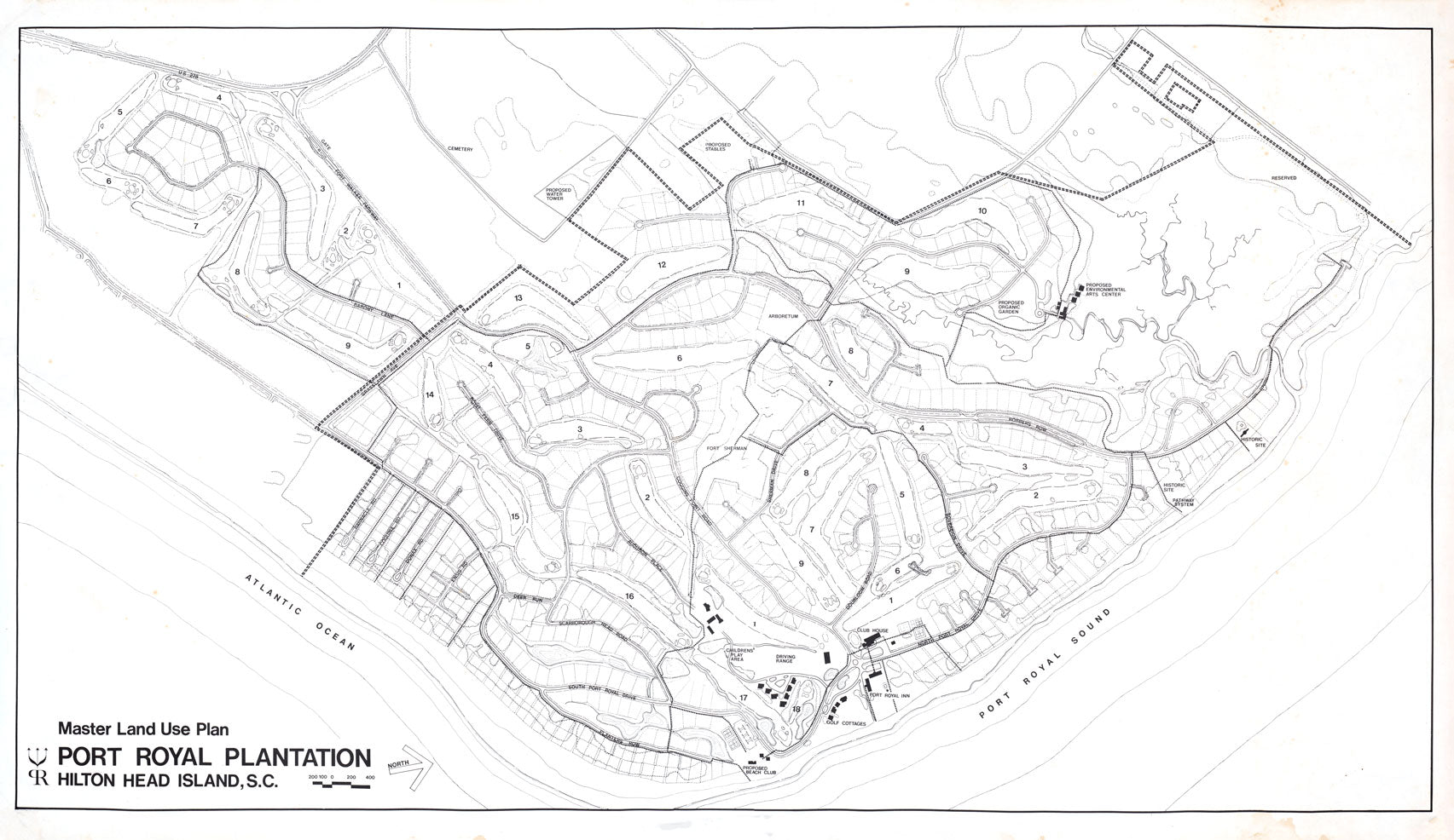 Port Royal Plantation Master Land Use Plan Art And Giclee Gallery 5111