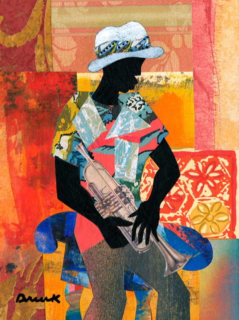 Seated Musician - James Denmark