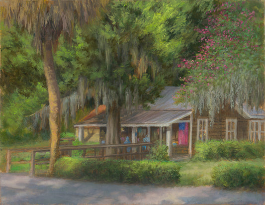 Calhoun Street shop pastel