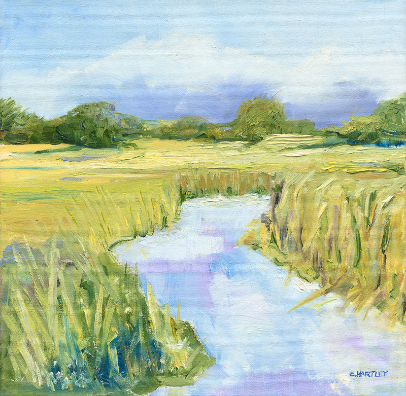 Marsh painting