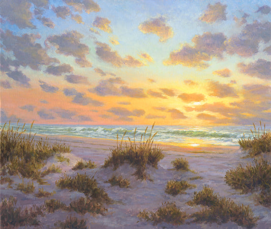 Sunrise On The Beach - Richard Coyne