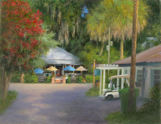 The Cottage Cafe Bluffton SC painting