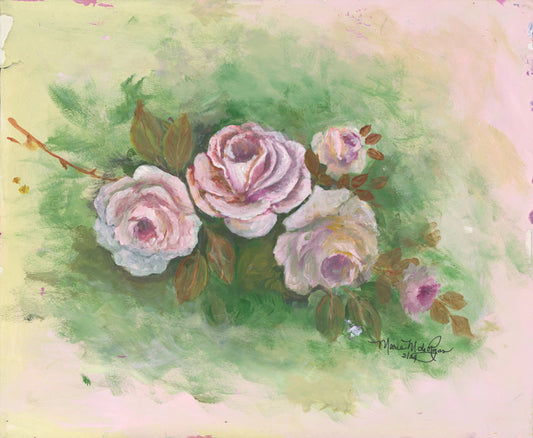 Roses on Green - Maria de Rojas