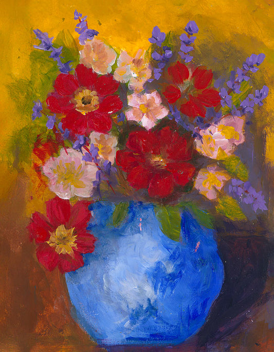 Summer in a Blue Vasa - Maria de Rojas