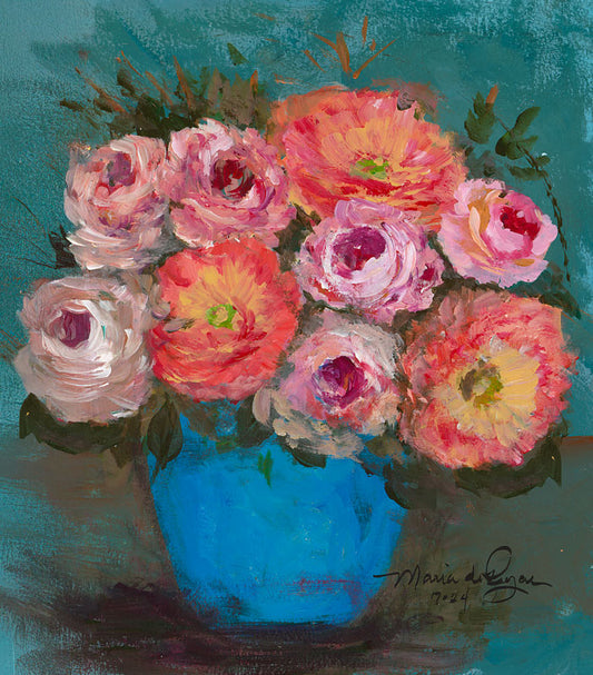Pink with a Pop Of Sherbet- Maria de Rojas