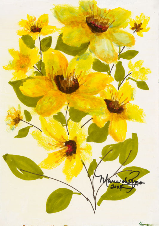 Yellow Flowers - Maria de Rojas