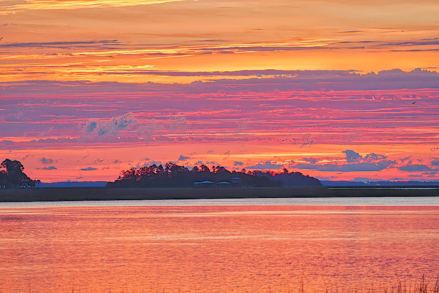 Beautiful Sunrise on the Chechessee - Steven Higgins