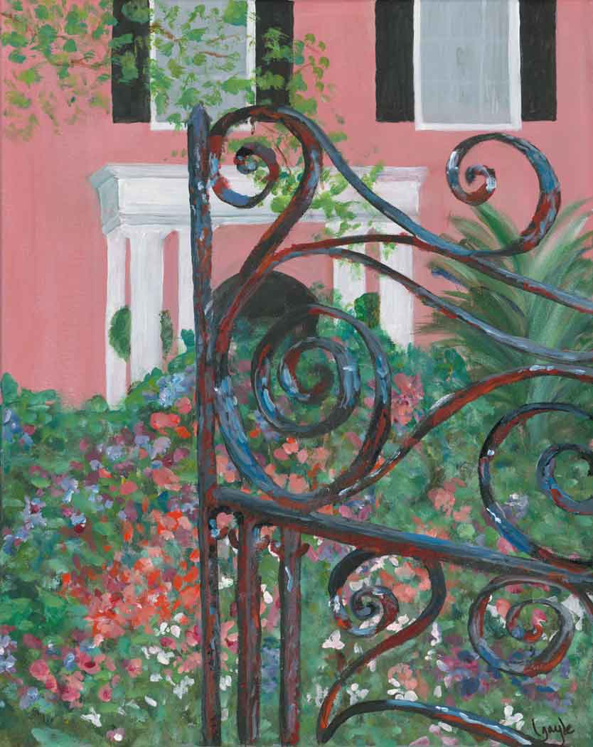Charleston Garden Gate - Leslie Gayle