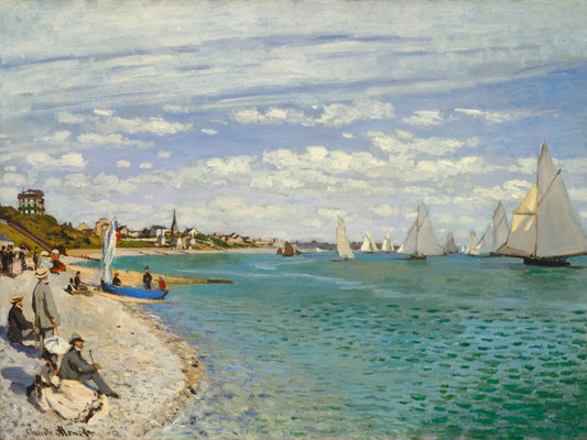 Regatta at Sainte Adresse - Claude Monet