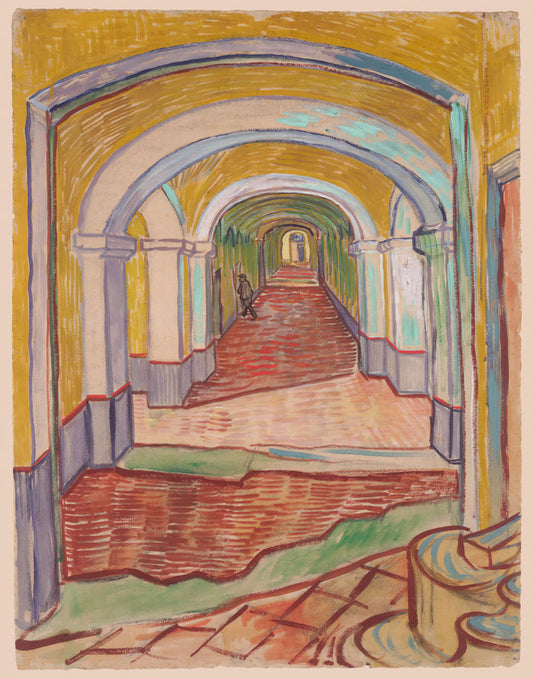 Corridor in the Asylum - Vincent Van Gogh