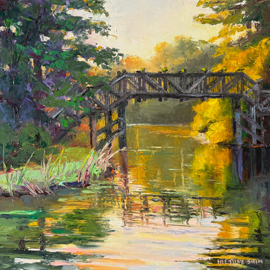 Early Afternoon Glow Behind the Bridge - HeeJune Shin