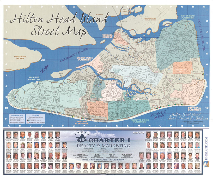 Hilton Head Island Street Map 2