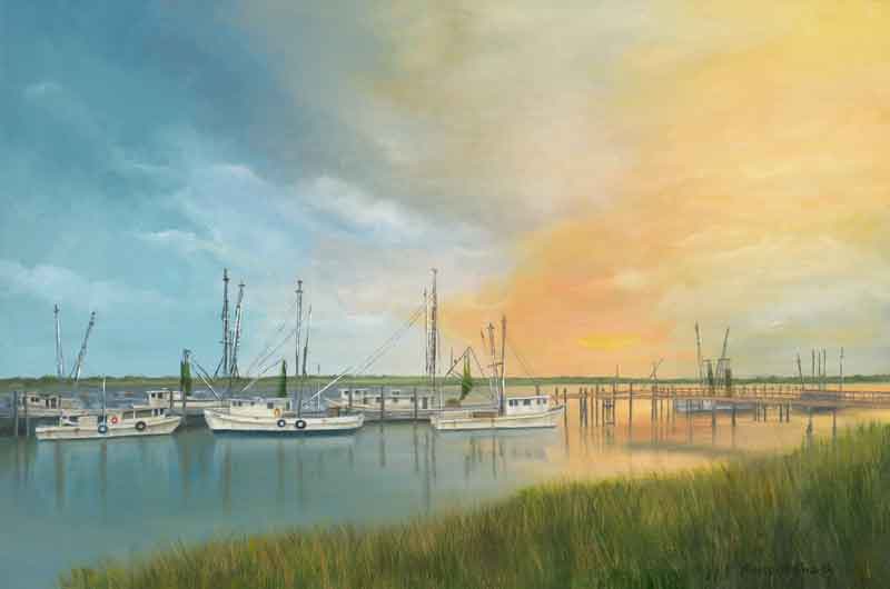Port Royal Fish Camp Nancy Stallworth Art and Giclee Gallery