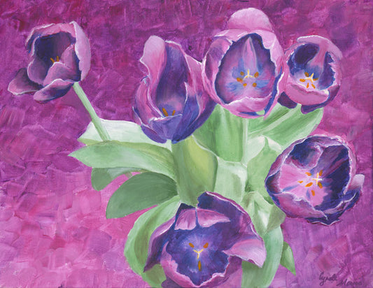Purple Tulips - Cynde Morris