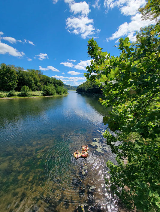 River with Tubers - Stephen Annese