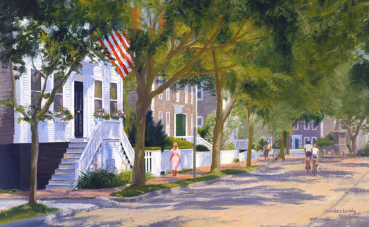 Nantucket, Main St, painting