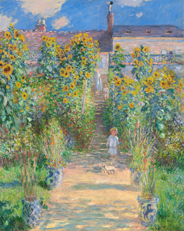 The Artist's Garden at Vetheuil - Claude Monet – Art and Giclee Gallery