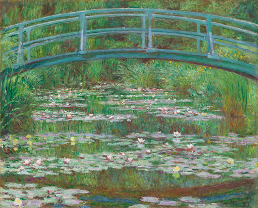 The Japanese Footbridge - Claude Monet