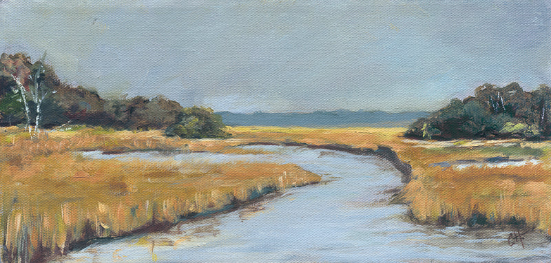 marsh painting, l;ow country, beaufort, hilton head, bluffton