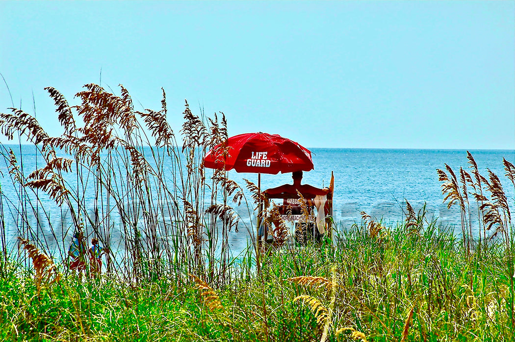 Life Guard on HHI Beach-Glen McCaskey