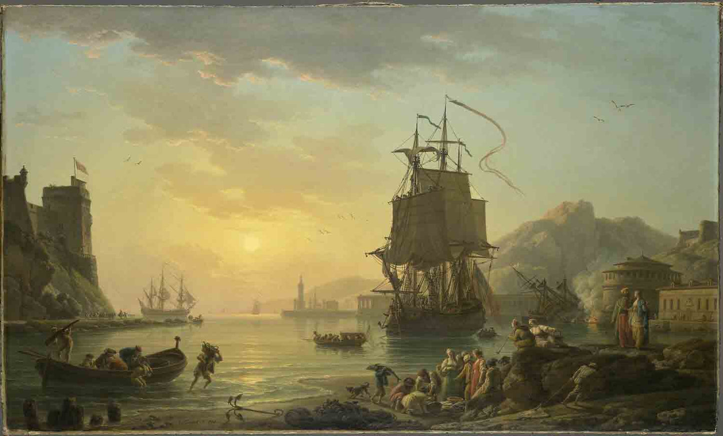 Marine, The Return of Fishing - Joseph Claude Vernet
