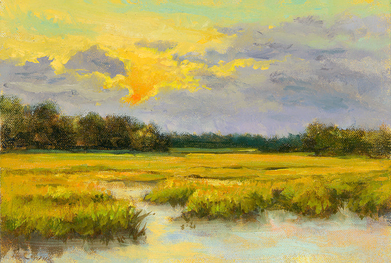 Moss Creek Sunrise by artist Richard Coyne