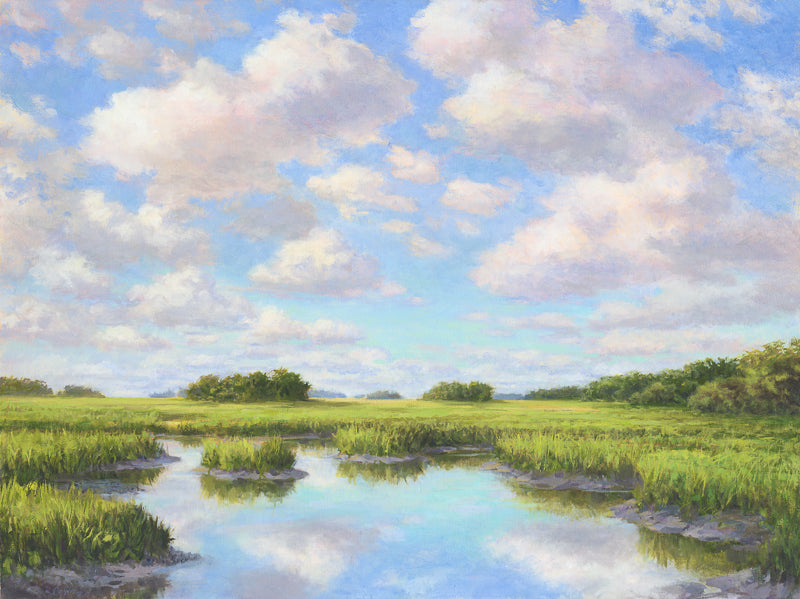 Spring Marsh 2 (Quiet Reflection) by artist Richard Coyne