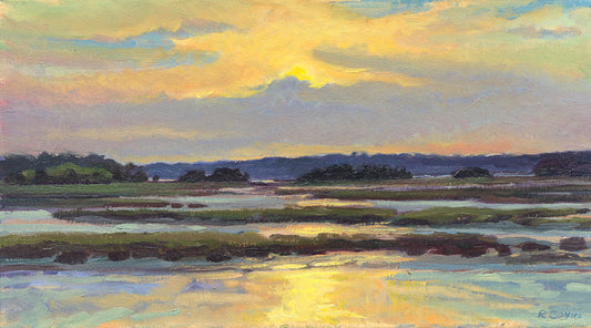 Sunset On The May by artist Richard Coyne