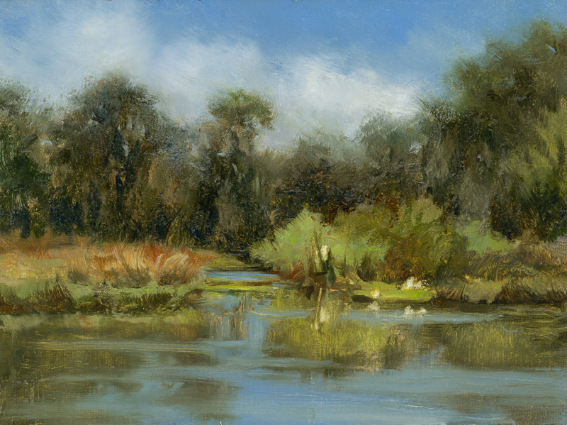 Marsh painting, low country