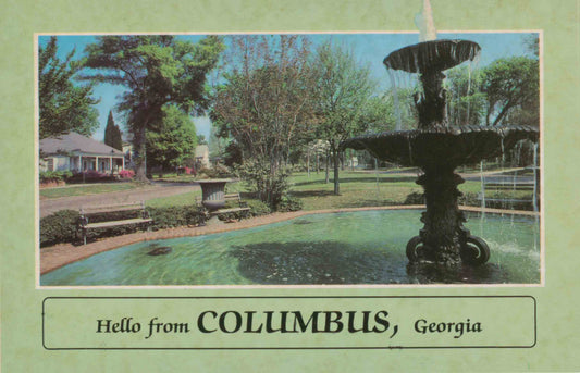 Columbus, Georgia Postcard